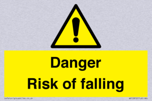 Danger Risk of falling